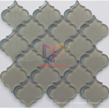 Flower Pattern Water Jet Crystal Mosaic Tiles (CFW57)